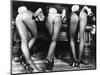 Playboy Bunnies Will Challenge Press Club Rabbits at the Press Club, February 1978-null-Mounted Photographic Print