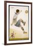 Player Clears the Ball in an Acrobatic Manner-null-Framed Photographic Print