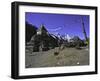 Player Flags, Nepal-Michael Brown-Framed Photographic Print
