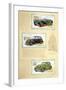 Player Motor Cars: Jaguar, Flying Standard and Studebaker-null-Framed Art Print