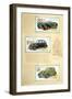 Player Motor Cars: Jaguar, Flying Standard and Studebaker-null-Framed Art Print