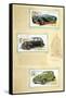 Player Motor Cars: Jaguar, Flying Standard and Studebaker-null-Framed Stretched Canvas