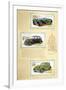 Player Motor Cars: Jaguar, Flying Standard and Studebaker-null-Framed Art Print