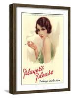 Player's Navy Cut, Cigarettes Smoking, UK, 1930-null-Framed Giclee Print