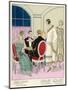 Players and Spectators Wear Elegant Creations by Jean Patou, Paul Poiret and Doucet-null-Mounted Art Print