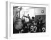 Players and their Coach, Murray Warmath, Minnesota-Iowa Game, Minneapolis, November 1960-Francis Miller-Framed Premium Photographic Print