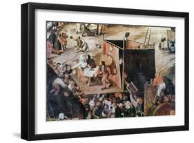 Players At A Village Fete-Pieter Balten-Framed Giclee Print