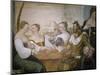 Players at Table, Detail from Game of Cards-Giovanni Antonio Fasolo-Mounted Giclee Print