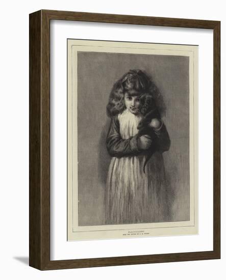 Playfellows-James Dawson Watson-Framed Giclee Print