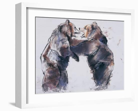 Playfight, 2001-Mark Adlington-Framed Giclee Print