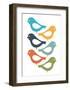 Playful Birds-Ayse-Framed Art Print