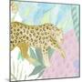 Playful Cheetah in Yellow-Elizabeth Medley-Mounted Art Print