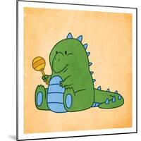 Playful Dino-Marcus Prime-Mounted Art Print