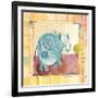 Playful Elephant-Robbin Rawlings-Framed Art Print