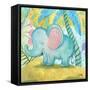 Playful Elephant-Elizabeth Medley-Framed Stretched Canvas