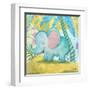 Playful Elephant-Elizabeth Medley-Framed Art Print