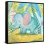 Playful Elephant-Elizabeth Medley-Framed Stretched Canvas