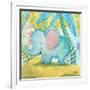 Playful Elephant-Elizabeth Medley-Framed Art Print