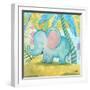 Playful Elephant-Elizabeth Medley-Framed Art Print