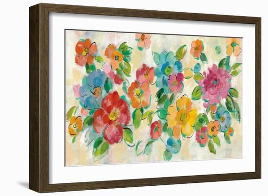 Playful Floral Trio I-Silvia Vassileva-Framed Art Print