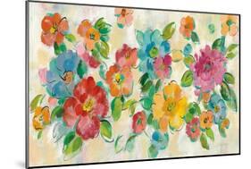 Playful Floral Trio I-Silvia Vassileva-Mounted Art Print