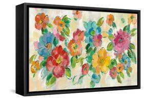 Playful Floral Trio I-Silvia Vassileva-Framed Stretched Canvas