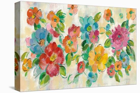 Playful Floral Trio I-Silvia Vassileva-Stretched Canvas