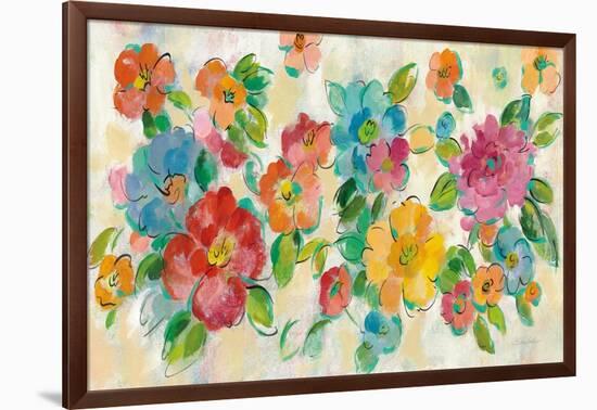 Playful Floral Trio I-Silvia Vassileva-Framed Art Print