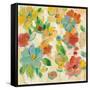 Playful Floral Trio II-Silvia Vassileva-Framed Stretched Canvas