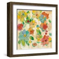 Playful Floral Trio II-Silvia Vassileva-Framed Art Print