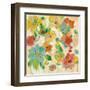 Playful Floral Trio II-Silvia Vassileva-Framed Art Print