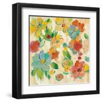 Playful Floral Trio II-Silvia Vassileva-Framed Art Print