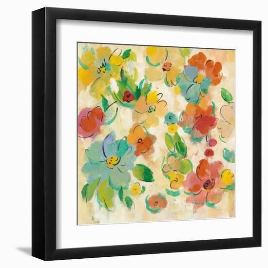 Playful Floral Trio II-Silvia Vassileva-Framed Art Print