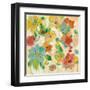 Playful Floral Trio II-Silvia Vassileva-Framed Art Print