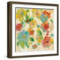 Playful Floral Trio II-Silvia Vassileva-Framed Art Print