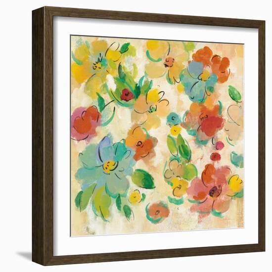 Playful Floral Trio II-Silvia Vassileva-Framed Art Print