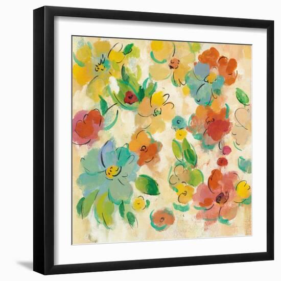 Playful Floral Trio II-Silvia Vassileva-Framed Art Print