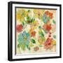 Playful Floral Trio II-Silvia Vassileva-Framed Art Print