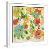 Playful Floral Trio II-Silvia Vassileva-Framed Art Print