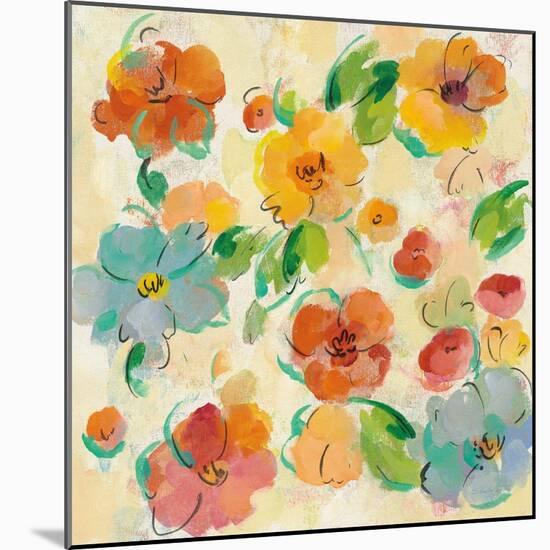 Playful Floral Trio III-Silvia Vassileva-Mounted Art Print