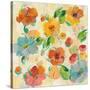 Playful Floral Trio III-Silvia Vassileva-Stretched Canvas