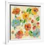 Playful Floral Trio III-Silvia Vassileva-Framed Art Print