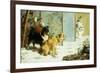 Playful Friends-Charles Van Den Eycken-Framed Giclee Print