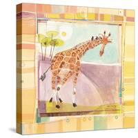 Playful Giraffe-Robbin Rawlings-Stretched Canvas