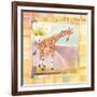 Playful Giraffe-Robbin Rawlings-Framed Art Print