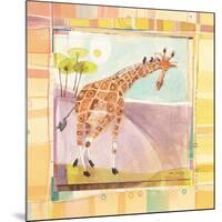 Playful Giraffe-Robbin Rawlings-Mounted Art Print