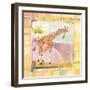 Playful Giraffe-Robbin Rawlings-Framed Art Print