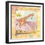 Playful Giraffe-Robbin Rawlings-Framed Art Print