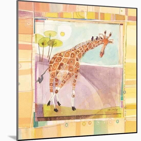 Playful Giraffe-Robbin Rawlings-Mounted Art Print