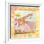 Playful Giraffe-Robbin Rawlings-Framed Art Print